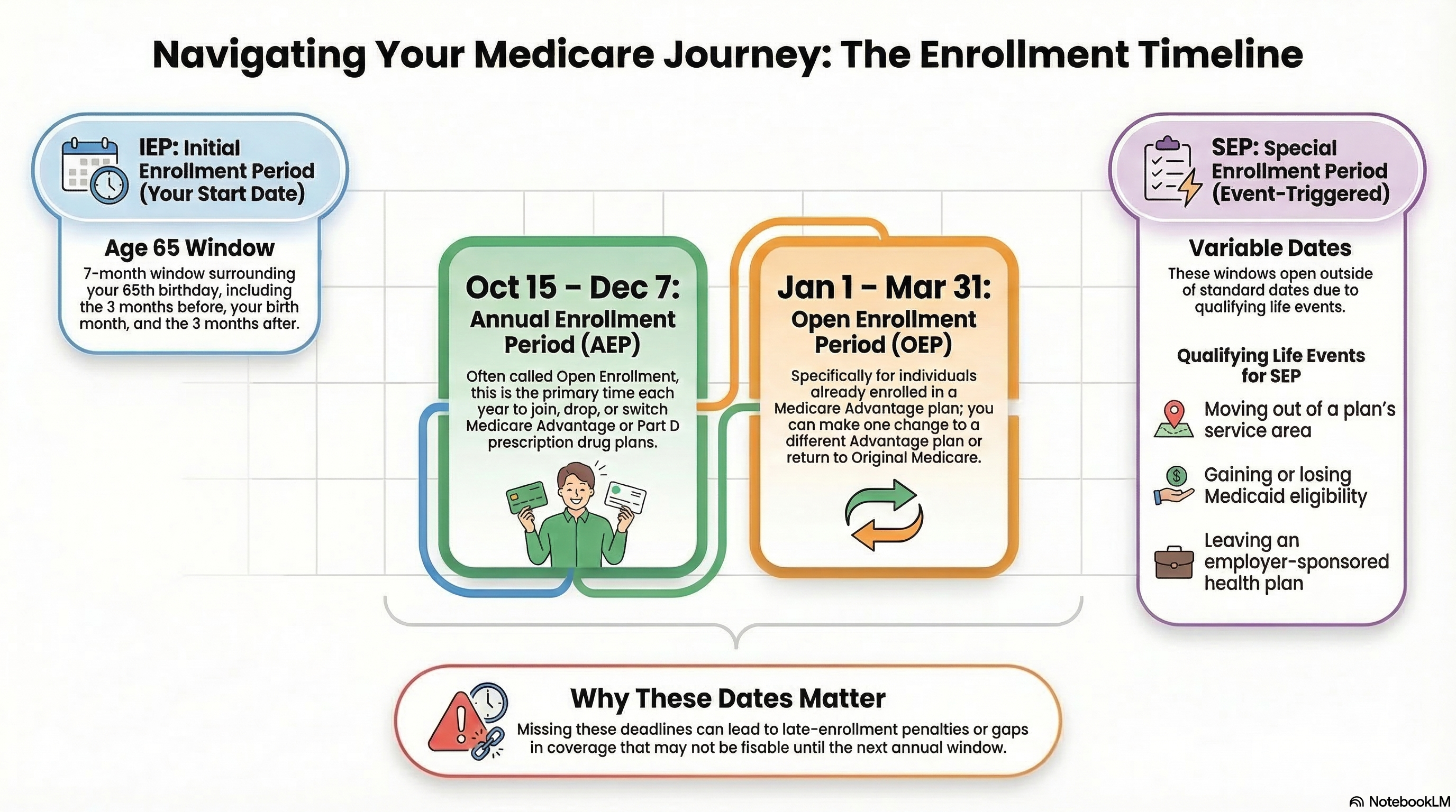 Navigating Your Medicare Journey - The Enrollment Timeline